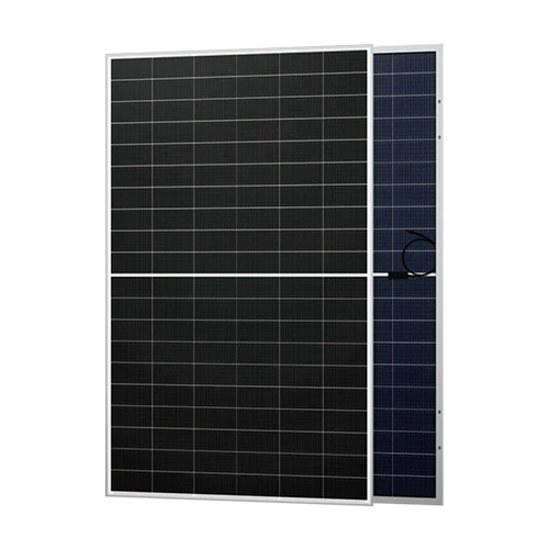 Maysun N-TOPCon module photovoltaïque bifacial verre-verre avec cadre argenté 645-660W mono half cut 210 mm 120 cellules