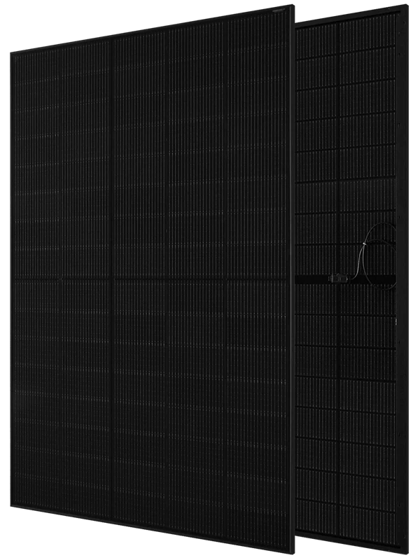 Panneau solaire HJT 420W-430W Full Black verre-verre bifacial