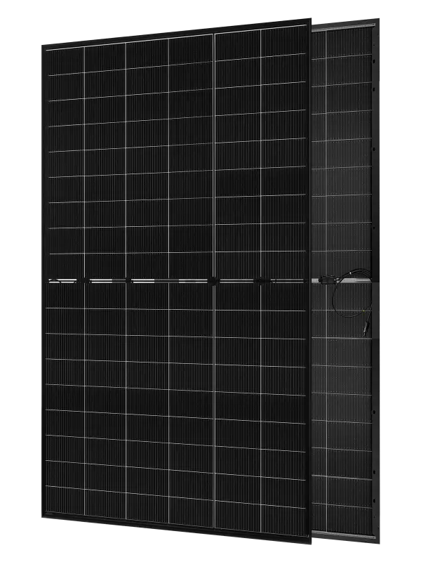 Panneau photovoltaïque HJT 500–520 Wc Full Black bifacial bi-verre