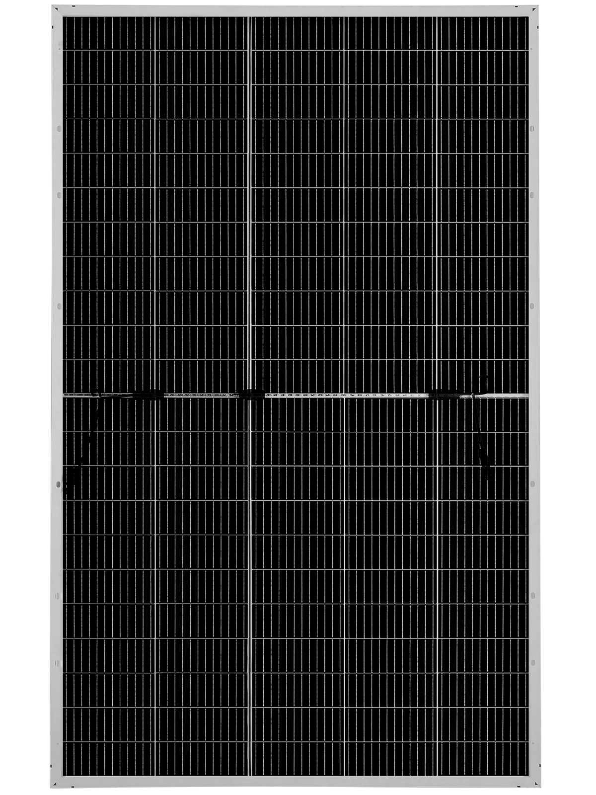 Panneau solaire HJT bifacial bi-verre 690–710 W avec cadre argenté-3